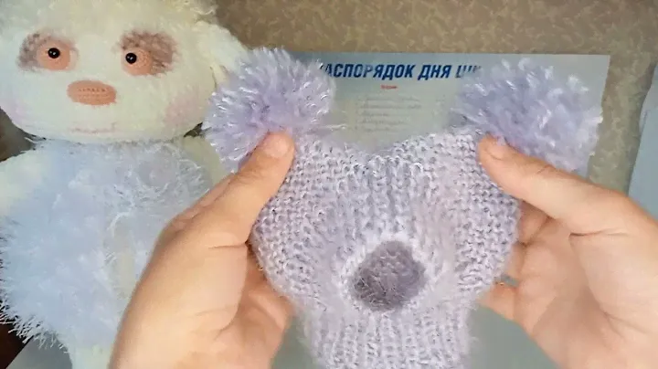 Овечка в завершëнном образе. Шапочка для собаки. #амигуруми #игрушкикрючком #вязаныеигрушки