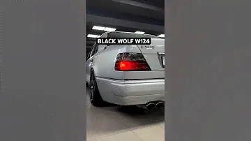 Mercedes w124 e500 ASMR😍#mercedes #black #wolf #w124 #e500