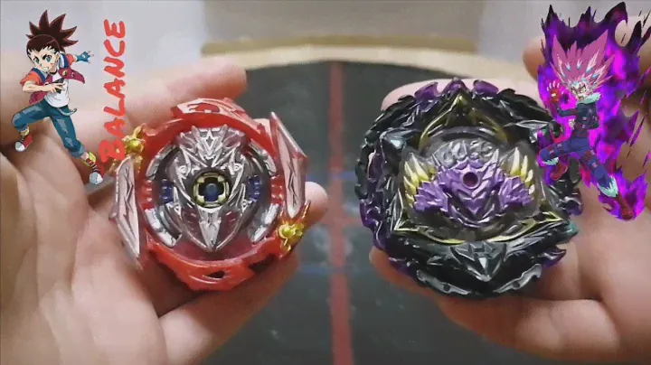 Infinity Achilles vs The End Lucifer. Aiga vs Lean. Beyblade burst sparking