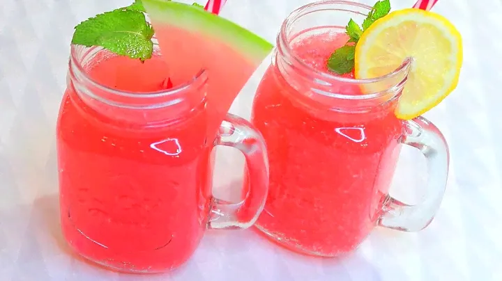 Сезон АРБУЗОВ открыт! Готовлю ОСВЕЖАЮЩИЙ арбузный лимонад! Рецепт #82 Watermelon lemonade, Lemonade