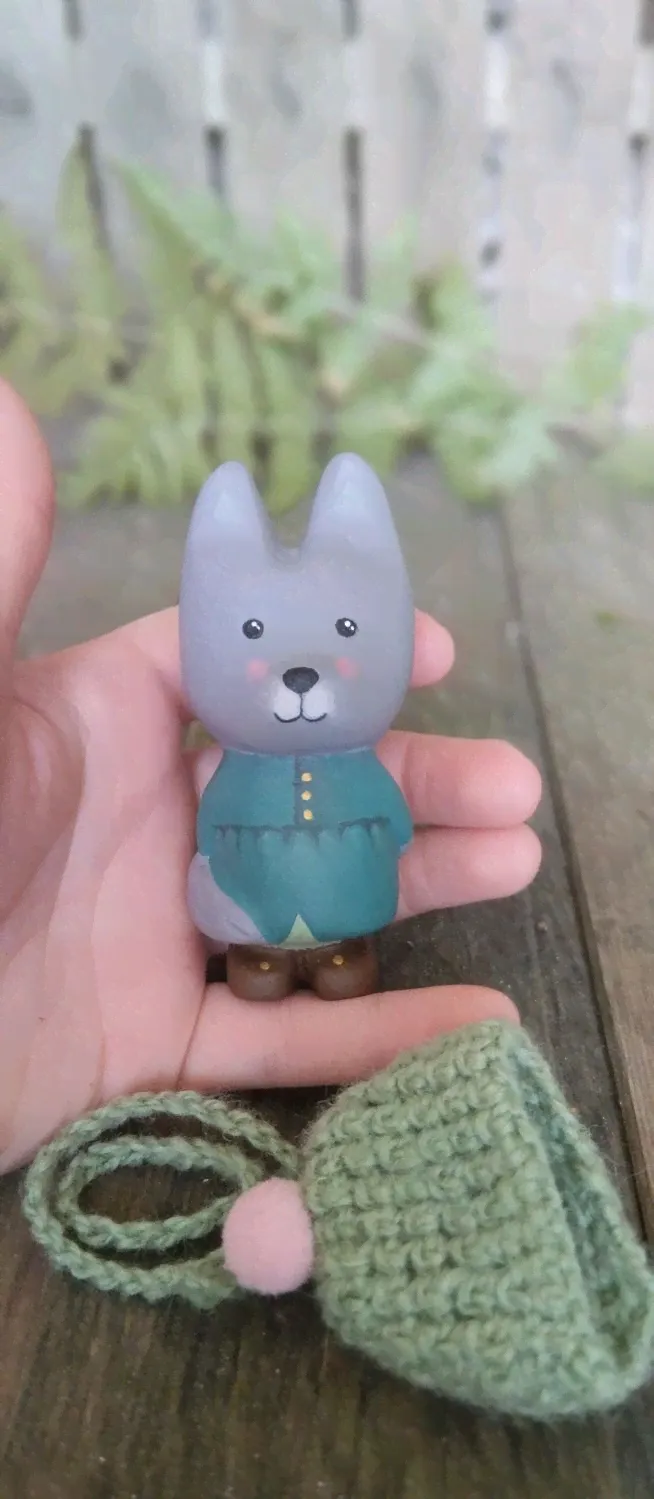 Деревянная игрушка Волчок Мила