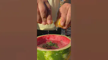 Коктейль из ЦЕЛОГО арбуза — АРБУЗНЫЙ ПУНШ