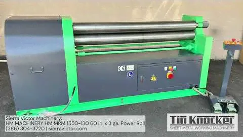Sierra Victor Machinery: HM MACHINERY HM MRM 1550-130 Power Roll