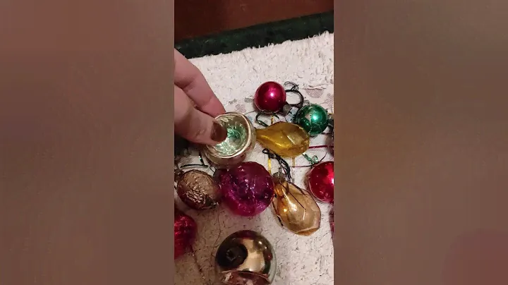 Елочные игрушки шарики СССР